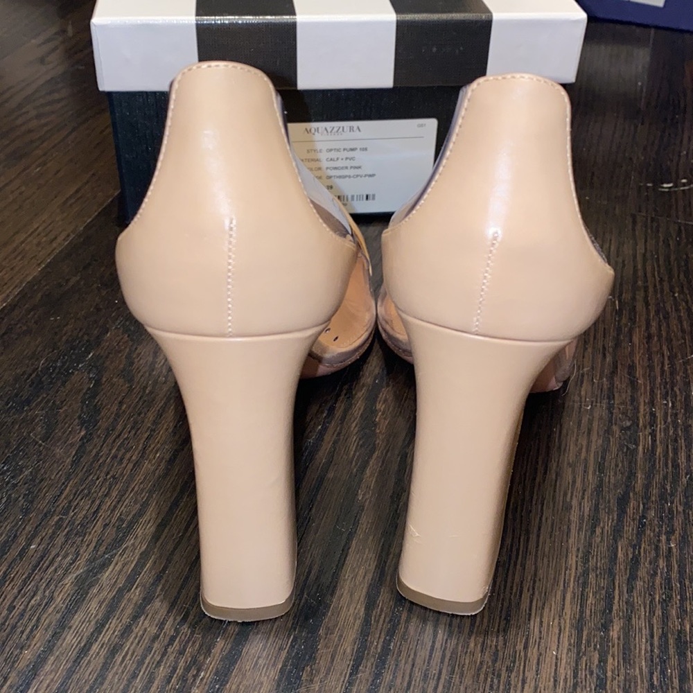 Aquazzura leather heels nude/pink. Will ship out today! - Picture 4 of 6